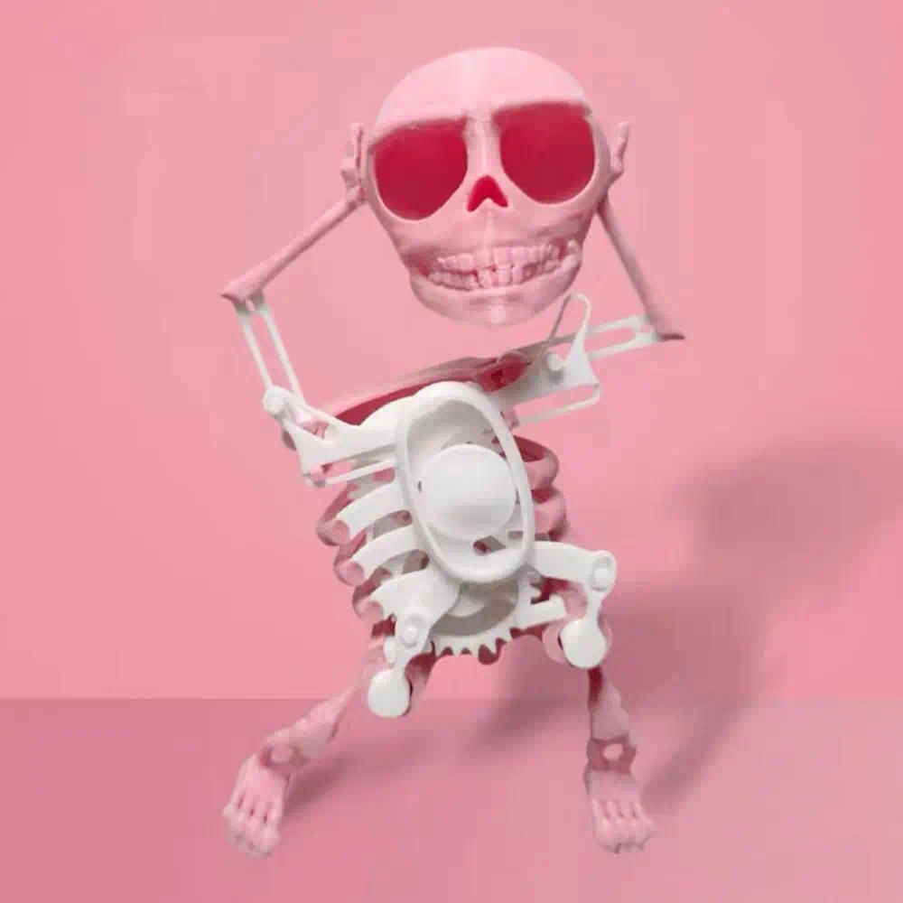 Đồ Chơi Hình Bộ Xương Nhảy Múa 3d Lắc Đầu Và Lắc Cát