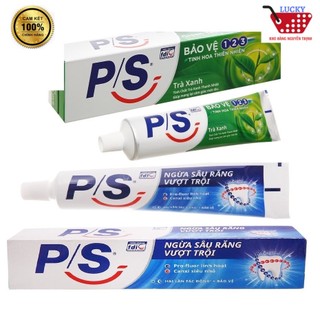 Kem đánh răng PS 180g Ngừa sâu răng vượt trội /Trà xanh 123
