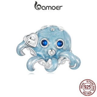 Bamoer mặt dây chuyền hình bạch tuộc bạc 925