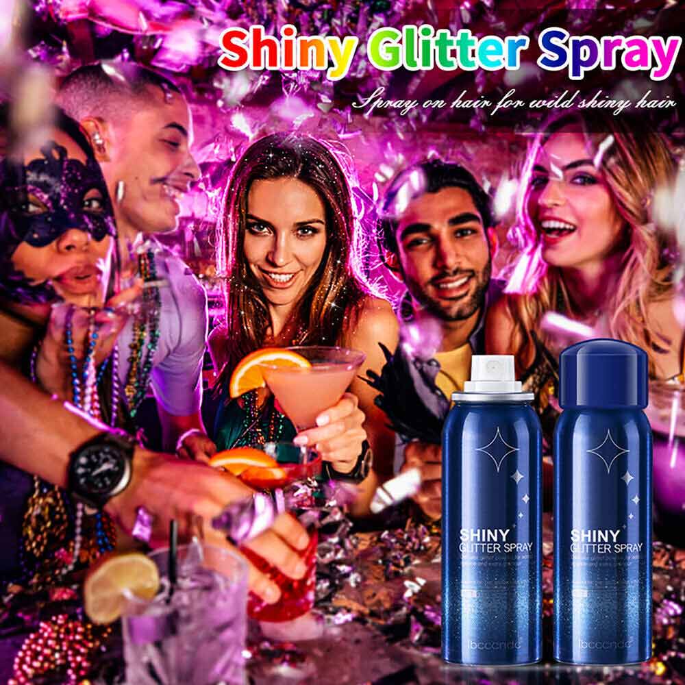 Body Shiny Glitter Spray Easy to Use Body Shimmer Spray Glitter Spray