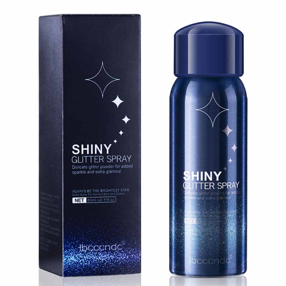 Body Shiny Glitter Spray Easy to Use Body Shimmer Spray Glitter Spray
