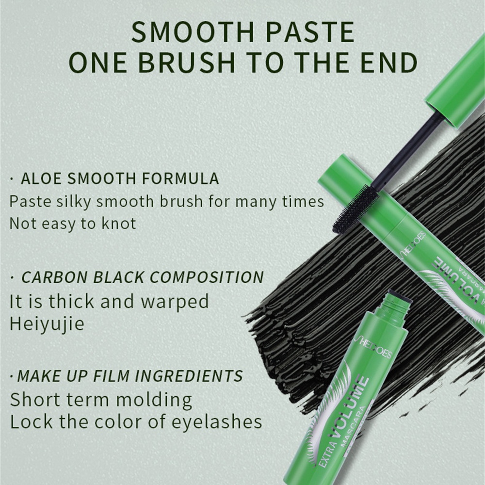 Shedoes Aloe Vera Chai Xanh Chống Thấm Nước, Chống Mồ Hôi Dày Mỏng Không Mùi Mascara Còn Hàng