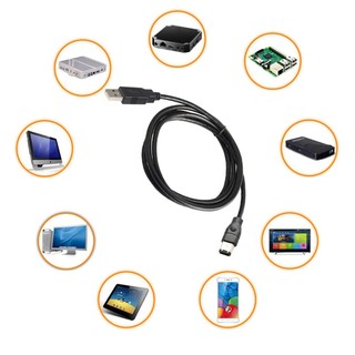 Con Firewire Kết Nối IEEE 1394 Firewire 6 Pin Kết Nối Nam Sang USB 2 0 Nam Adapter Chuyển Đổi Dây Cáp 1 8m 3 4 5m