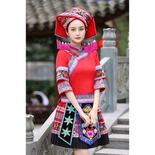 【YN+M4】Trang Phục Dân Tộc Phong Cách Dân Tộc Cho Nữ Mã