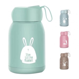 Bình đựng nước giữ nhiệt lõi thuỷ tinh bọc nhựa lúa mạch dung tích 320ml Cốc cách nhiệt hai lớp