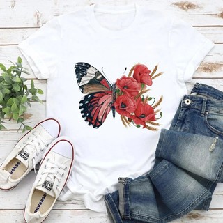 Shoptienich123kpop Áo thun T-Shirt in hình, áo thun tay ngắn form rộng cho nữ hot trend năm mới