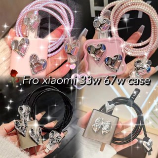 Ốp Điện Thoại Bảo Vệ Dây Cáp Sạc Xiaomi 33W 67W 90W Redmi note 12 / 11 / 11 pro / 12 pro 13 pro k60 k50