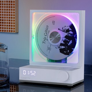 Máy Nghe Nhạc Bluetooth HIFI Hai Chiều Có Đèn Màu RGB Tích Hợp Loa Và Thẻ TF Phong Cách Retro