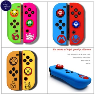Vỏ Bảo Vệ Tay Cầm Chơi Game Nintendo Switch Bằng Silicon Mềm Chống Trầy