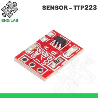 ENGLAB★TTP223 Mô-đun cảm biến cảm ứng điện dung Nút phát hiện cảm ứng và công tắc cho Arduino
