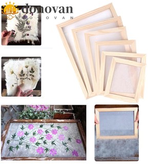 Khung làm giấy thủ công bằng gỗ có thể tái chế DIY