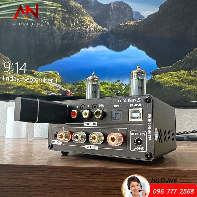 Amply + DAC + pre Đèn Smart 02 - Đọc Trực Tiếp USB