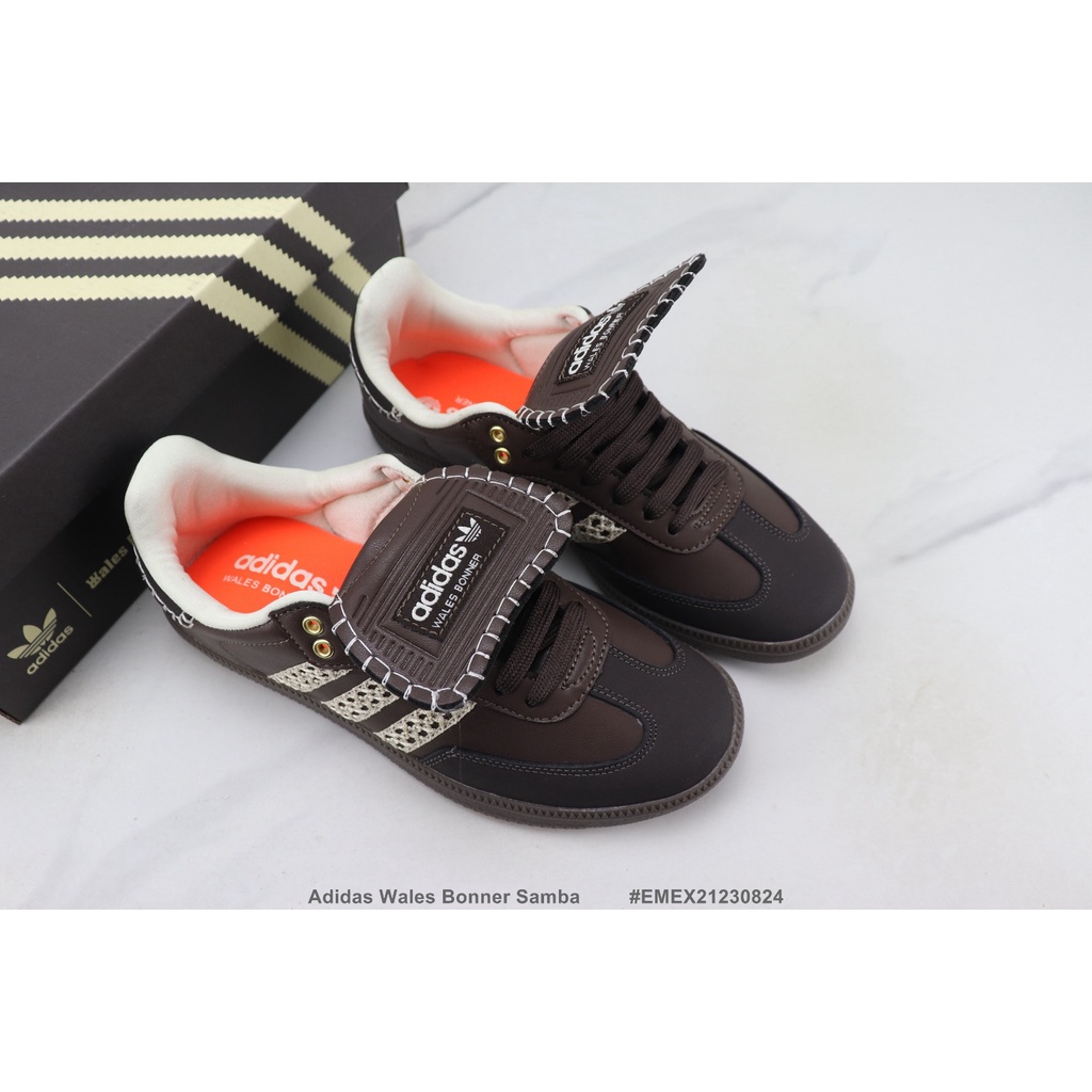 Giày Thể Thao adidas wales bonner samba Chất Liệu Da Size 36-45 Phong Cách retro