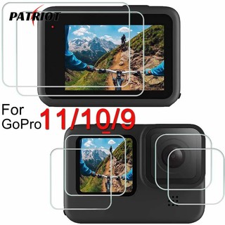 Kính cường lực hd chống trầy bảo vệ ống kính máy ảnh gopro hero 11 / 10 / 9