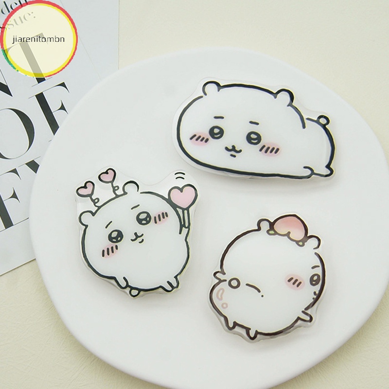 Jiarenitombn Giá Đỡ Điện Thoại Bằng acrylic Hình Hoạt Hình Dễ Thương Có Thể Thu Gọn Phong Cách Hàn Quốc