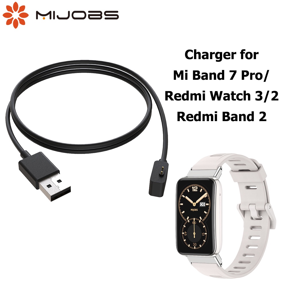 Mijobs Dây Cáp Sạc usb Thay Thế Chuyên Dụng Cho xiaomi mi band 7 pro / mi band 8 pro / mi band 7 / mi band 6 / mi band 5 / mi band 4 / mi band 3 / mi band 3 2