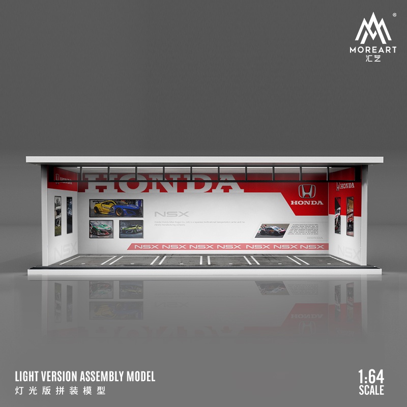 Moreart Mô Hình Lắp Ráp Xe Ô Tô 1: 64 amg / bmw / honda / mitsubishi garage
