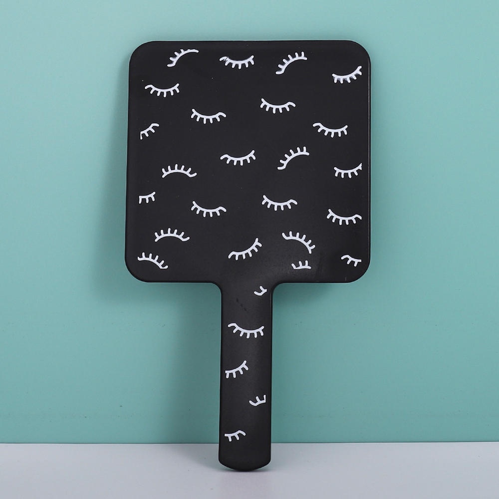 Gương Trang Điểm Cầm Tay Hình Vuông Cỡ Nhỏ Họa Tiết Hoa Xinh Xắn