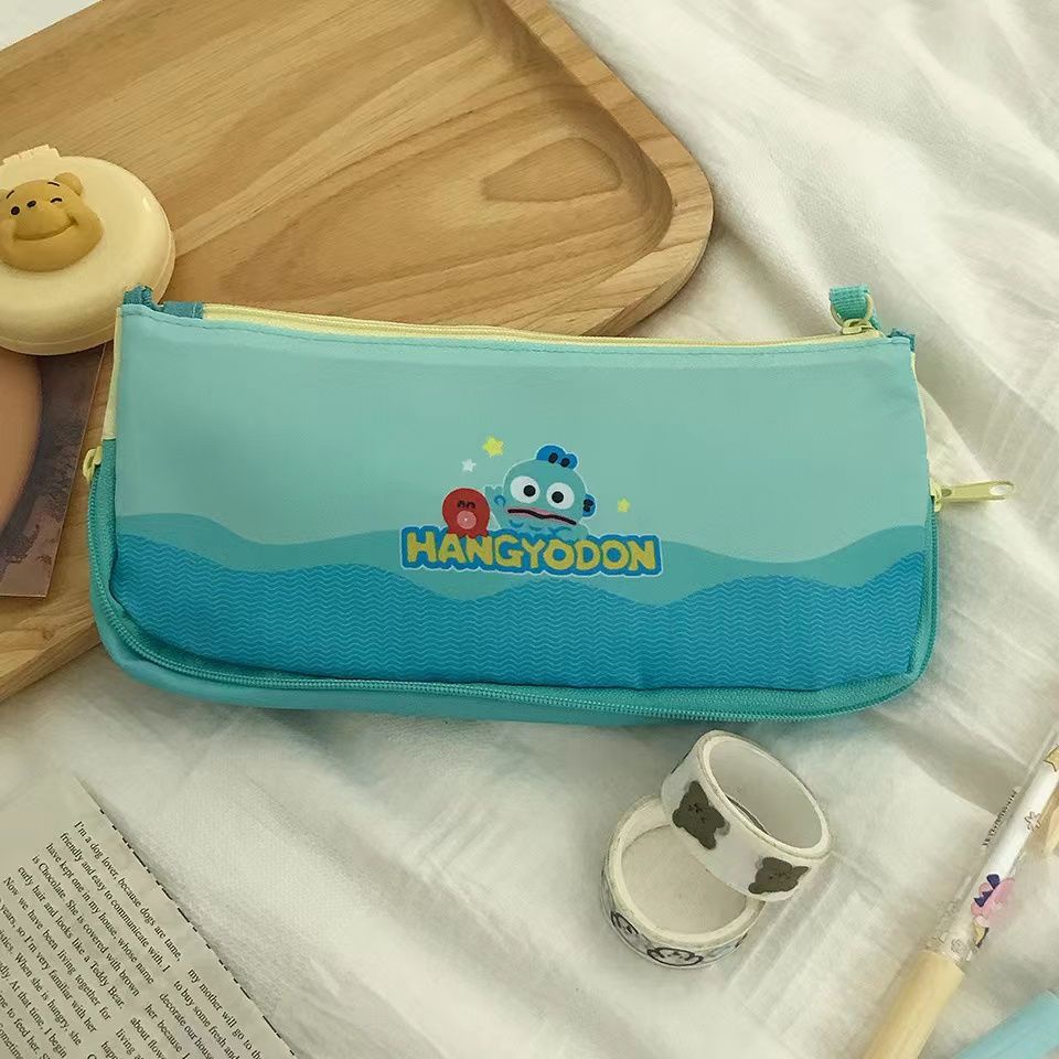 Sanrio Dễ Thương Hangyodon Đựng Hoạt Hình Dễ Thương Công Suất Lớn Sinh Viên Văn Phòng Phẩm Túi Di Động Túi Văn Phòng Phẩm -top3C01