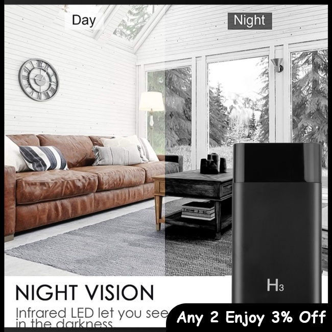 Pin Sạc Dự Phòng zevaret usb Với camera 1080p hd Tầm Nhìn Ban Đêm Dung Lượng 5000mah 10 Giờ Tiện Dụng