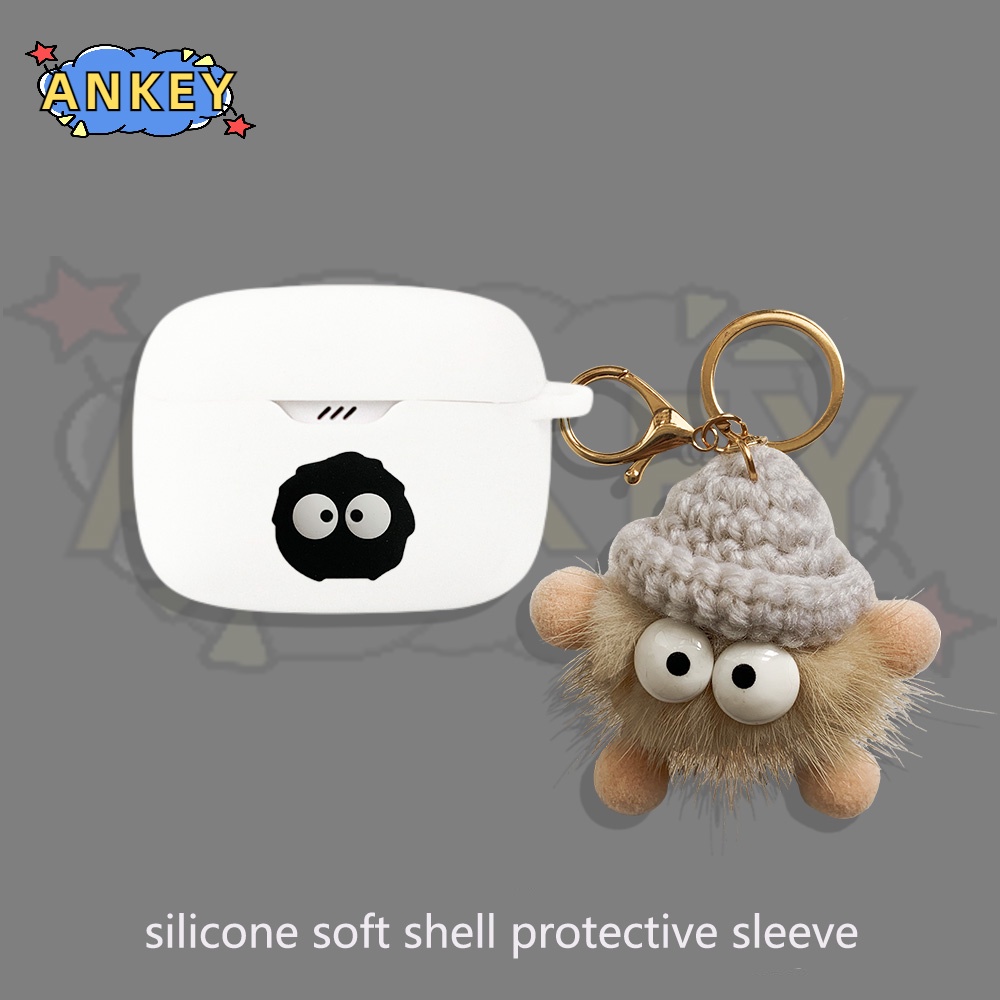 Case For Edifier TWS1 Pro 2 W220T W240TN Earphone Silicone Case Cute Coal Earbuds Waterproof Shockproof Soft Protective Headphone Cover Headset Skin with Hook
