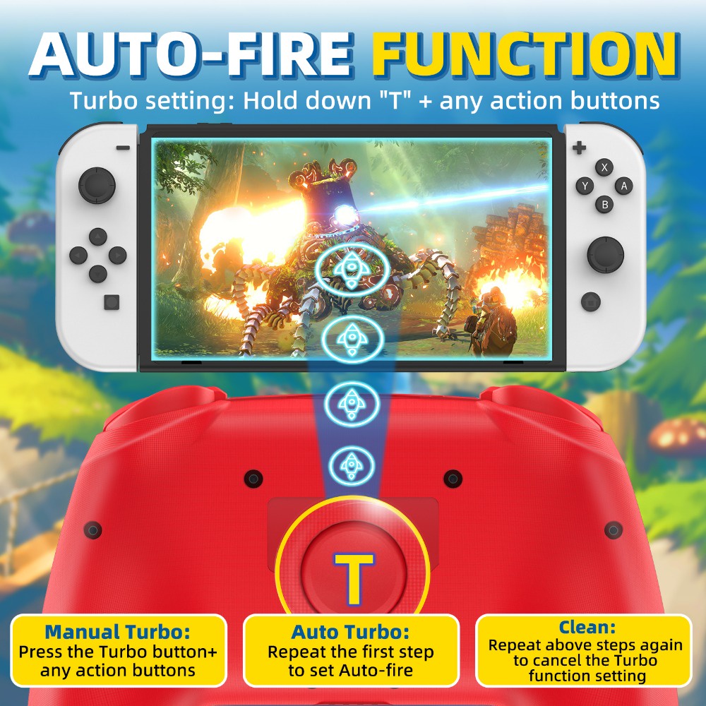 Iine pikachu mario Điều Khiển Không Dây nfc Tương Thích Với nintendo switch & switch oled / lite