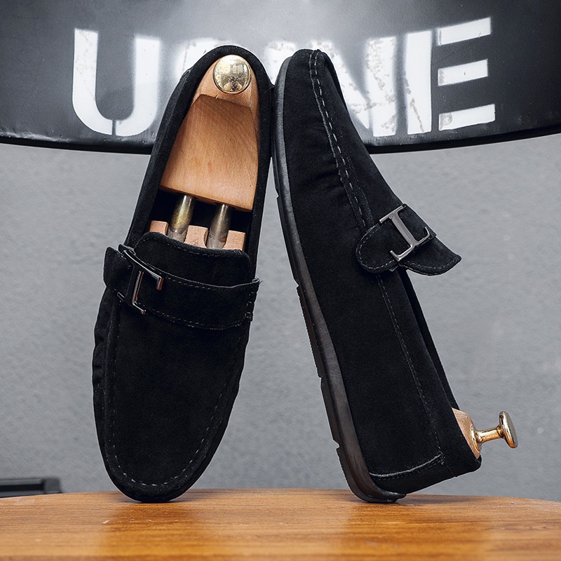 Lefu doudou Giày Đế Mềm Chống Trượt Thời Trang Thường Ngày Cho Nam