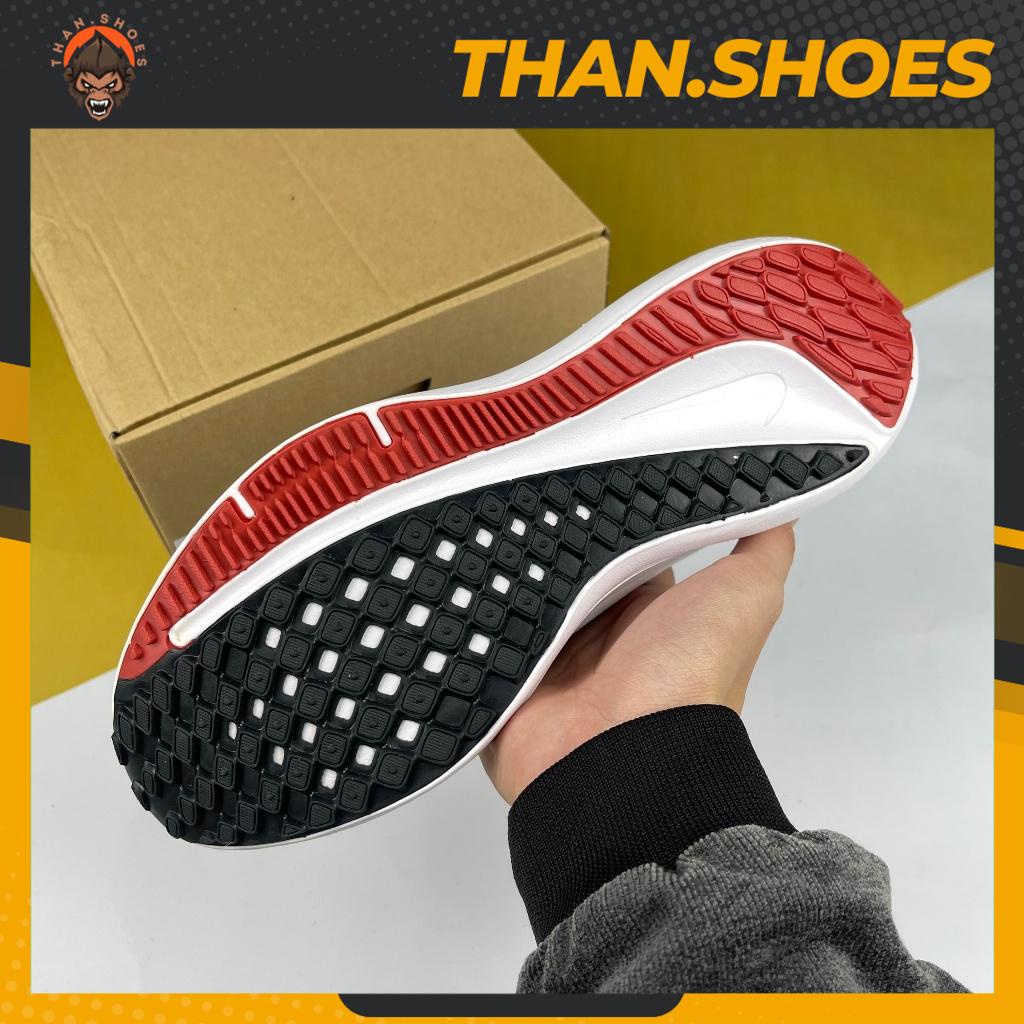 Giày Thể Thao Zoom Winflo 10 White Black Crimson, Zoom Winflo Trắng Móc Đen - Than.Shoes