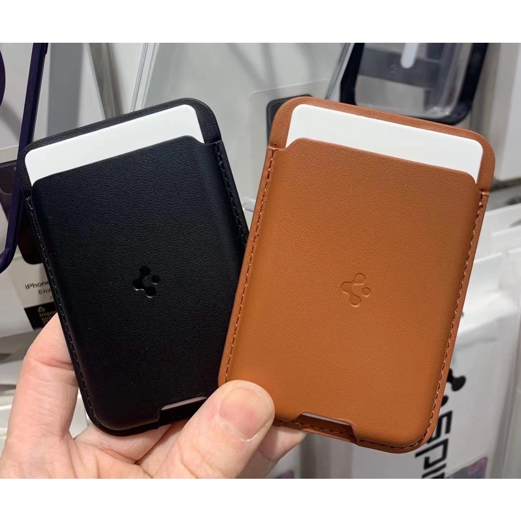 Spigen Bao Da Điện Thoại Có Ngăn Đựng Thẻ Cho iphone 13 14 pro max iphone 12 mini 14 plus