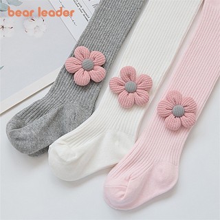 BEAR LEADER Quần Tất cotton Mỏng Thời Trang Xuân Thu Cho Bé Gái