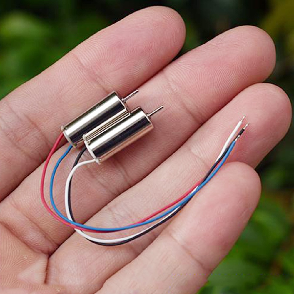 2 Động Cơ Không Lõi mini 716 dc 3.7v 4.2v 52000rpm 1mm Cho Máy Bay Điều Khiển Từ Xa