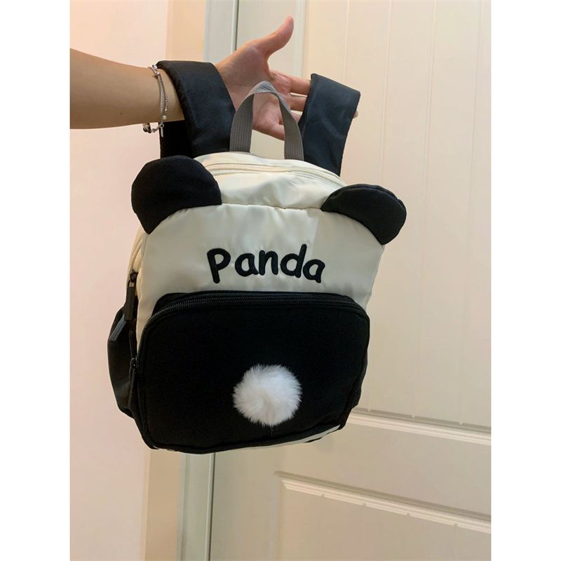 Ba Lô mini Siêu Nhẹ In Họa Tiết Hoạt Hình Gấu Trúc Dễ Thương Cho Bé Mẫu Giáo