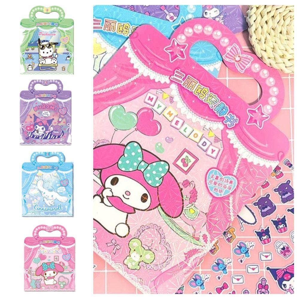 Mxfashionestore Đồ Chơi Cuốn Sách Hoạt Hình kuromi Yên Tĩnh, Sách Hoạt Hình Cuộn Tròn Tự Làm Thủ Công my melody melody Giấy Kraft Poacco