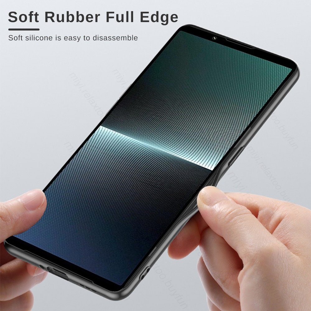 Ốp Điện Thoại Da Cừu Viền tpu Bảo Vệ camera Cho sony xperia 1 v sony xperia 10 v