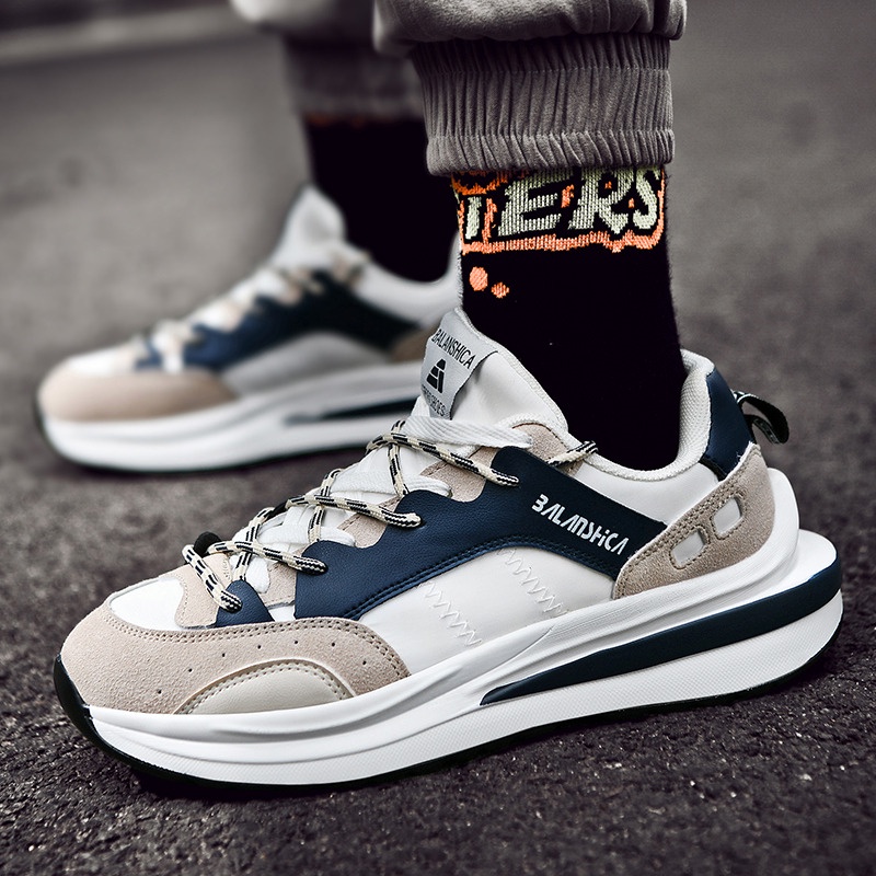 Giày thể thao nam giày chạy bộ nam giày nam thoáng khí giầy nam đế cao giày chunky nam giày nam