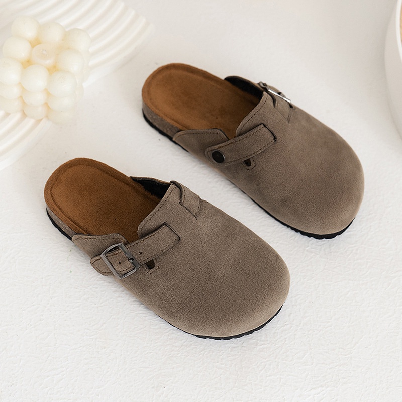 Guốc mộc cho bé Dép cotton Bít Mũi Phong Cách Hàn Quốc Thời Trang Mới Cho Bé Gái / Bé Trai