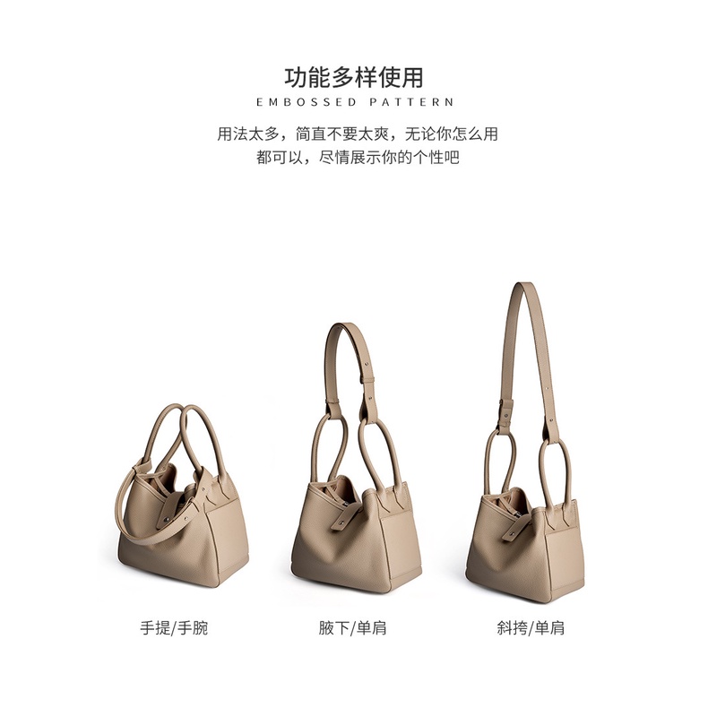 Túi Xách Da Bò Thật Mềm Mại Thiết Kế Di Động Thời Trang 2023 niche Cho Nữ