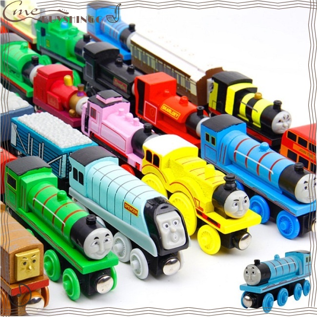 Bs Bộ Đồ Chơi Mô Hình Xe Lửa thomas and friends Bằng Hợp Kim Gỗ Có Nam Châm