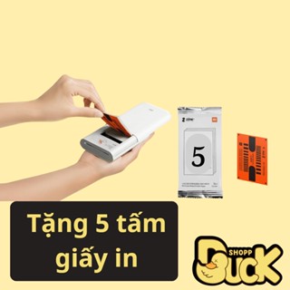 [HÀ NỘI] Máy in ảnh mini màu xiaomi thông minh DIY mini cầm tay XIAOMI 300dpi 500mAh