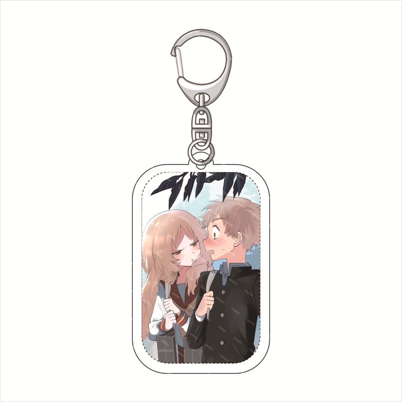 Móc Khóa Mặt Acrylic Hình Cô Gái Anime I Like Forgot Her Mie Ai Komura Kaede Dễ Thương