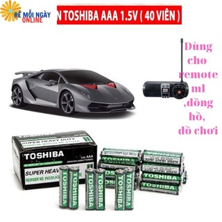1 hộp 40 viên pin nhí toshiba aaa
