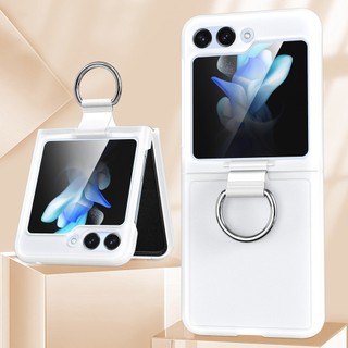 Vỏ mỏng sang trọng di động cho Samsung Galaxy Z Flip5 Flip7FE có giá đỡ nhẫn Samsung Z Flip5 Flip Z 5 Vỏ điện thoại bảo vệ
