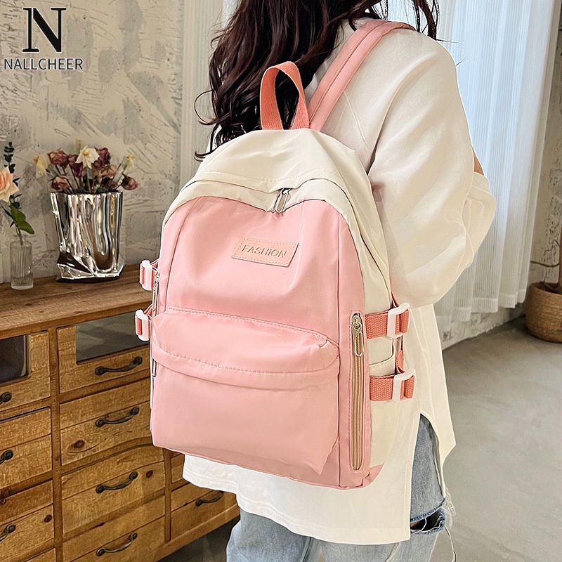 Galcheer Balo nylon Cỡ Lớn Màu Sắc Đơn Giản Thời Trang Cho Nam Và Nữ