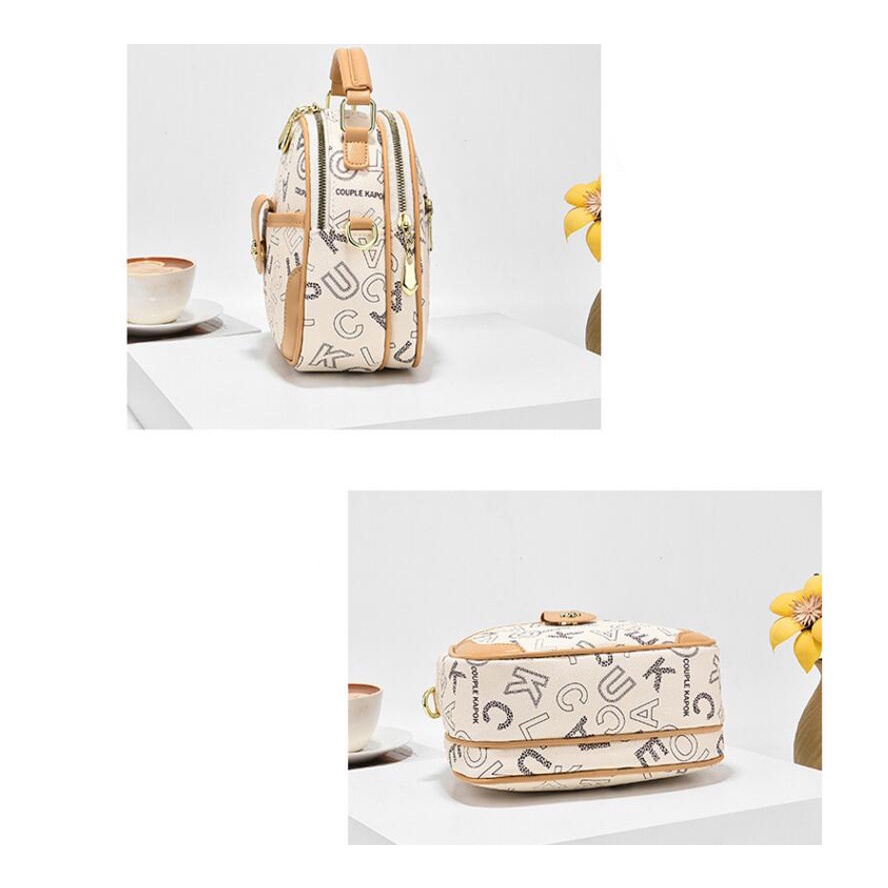 Chuwanglin Túi Da Đeo Chéo In Họa Tiết Thời Trang Cho Nữ