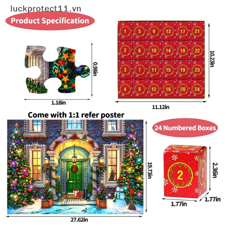 Bộ Đồ Chơi Ghép Hình 2023 # advent calendar 2023 24 Phần 1008 Mảnh Cho Bé