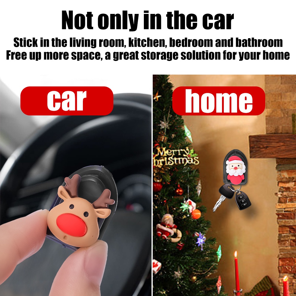 Móc Treo Đồ mini Gắn Lưng Ghế Xe Hơi / Túi Đựng Chìa Khóa Đa Năng