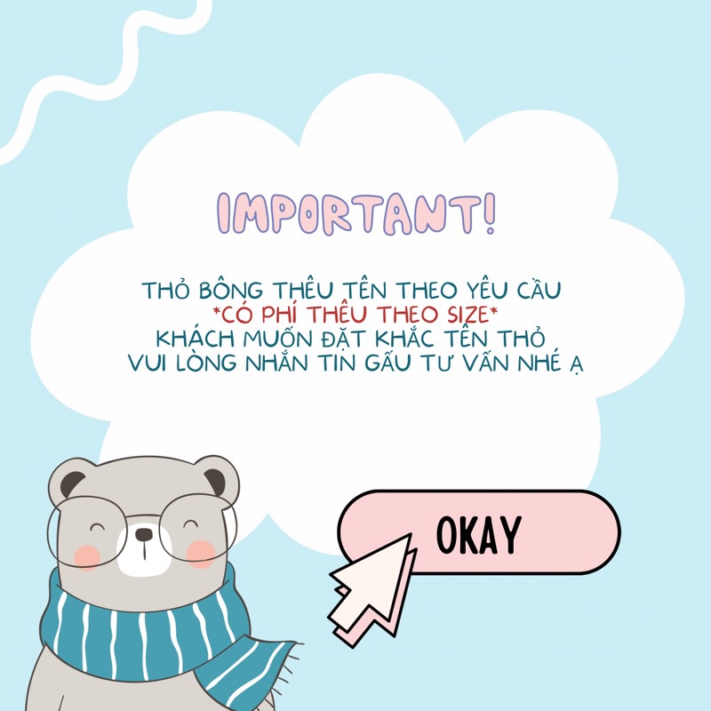 Gấu bông thỏ bông tai dài cao cấp lông mịn kèm khăn hoa dễ thương thú nhồi bông