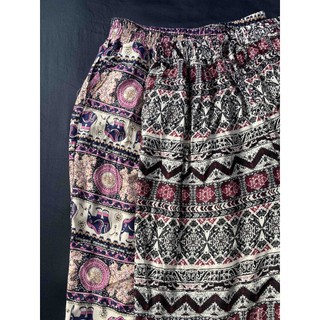 [Hàng có sẵn] Quần lanh dài thổ cẩm (size 40-70kg)