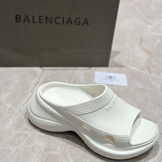 Giày sandal đế xuồng dày chống trượt có lỗ lắc cho cặp đôi paris @ -