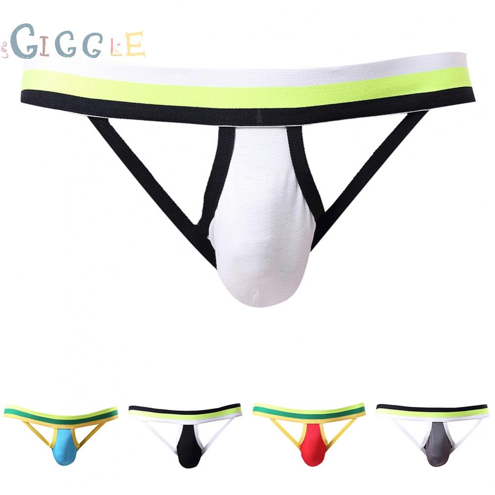 Men Underwear Bikini Breathable Brief Classic Comfortable G-String Low-waisted